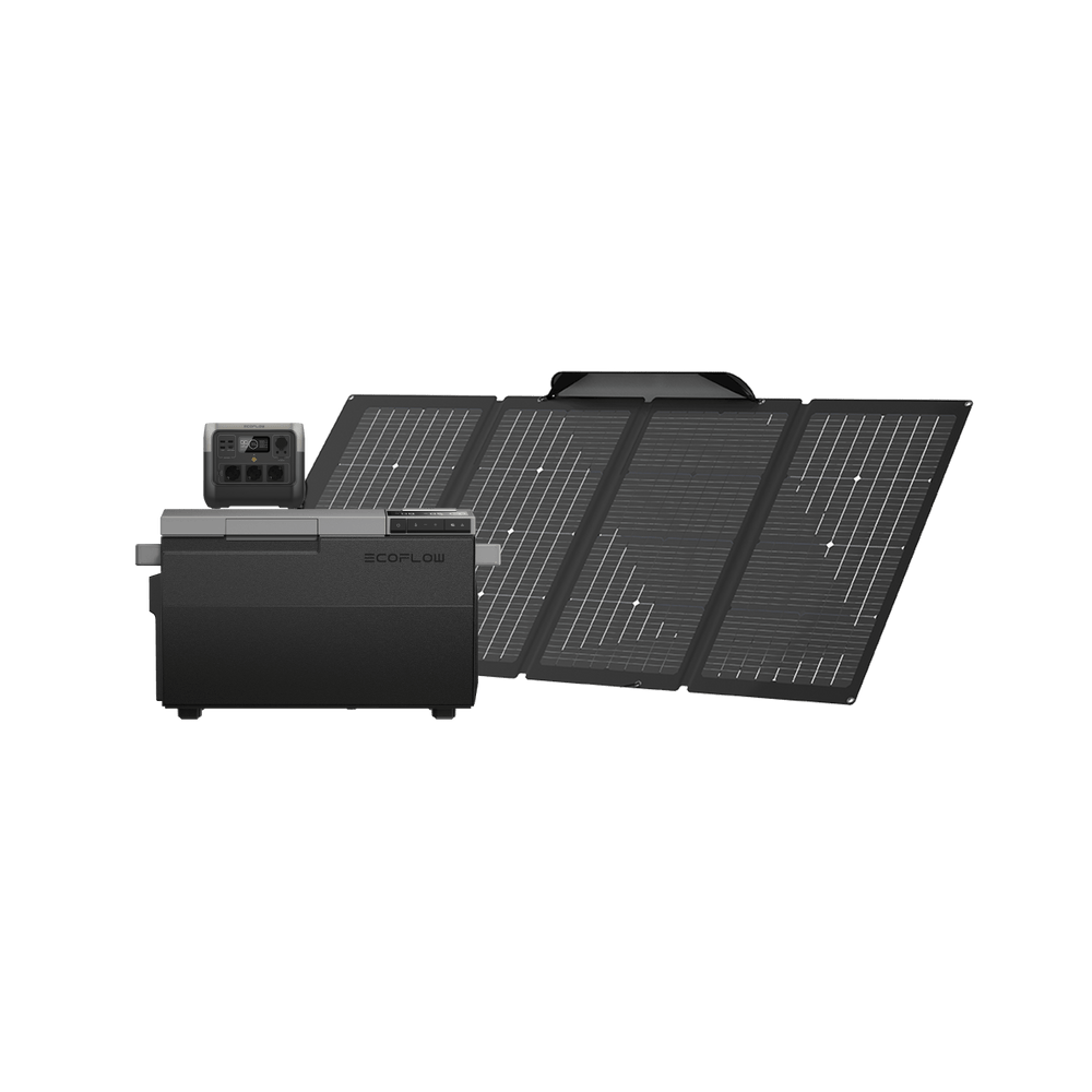 EcoFlow GLACIER + RIVER 2 Pro + 220W Bifaziales Solarpanel