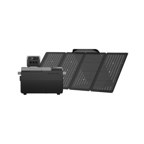 EcoFlow GLACIER + RIVER 2 Pro + 220W Bifaziales Solarpanel
